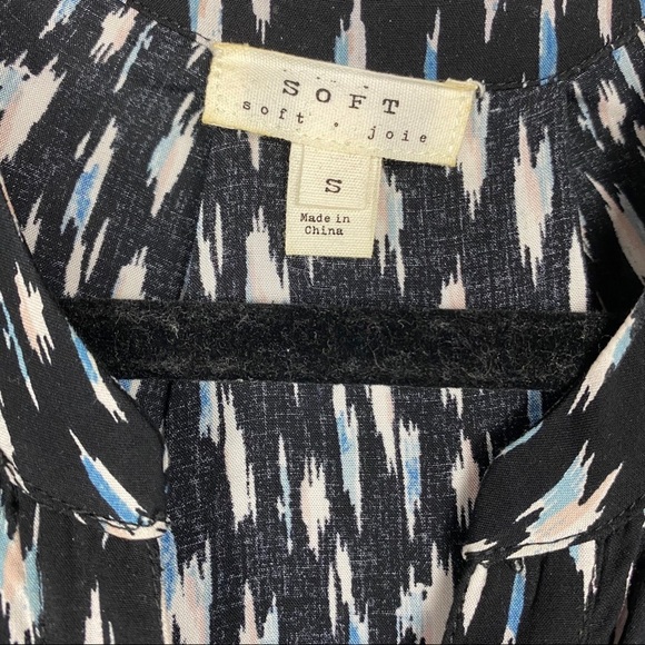 SOFT JOIE Printed Shirt Dress Size S - Picture 3 of 4